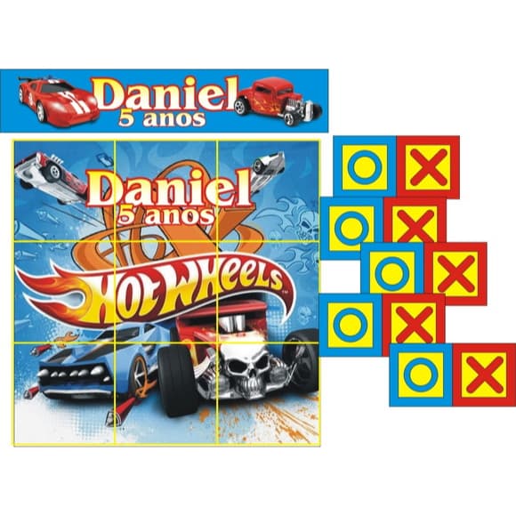 Jogo da Velha Personalizado Lembrancinha De Aniversário Todos Os Temas 10 15 20 unidades