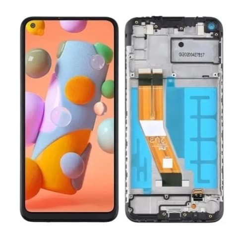 Tela Frontal Display Galaxy A11 A115m Com Aro