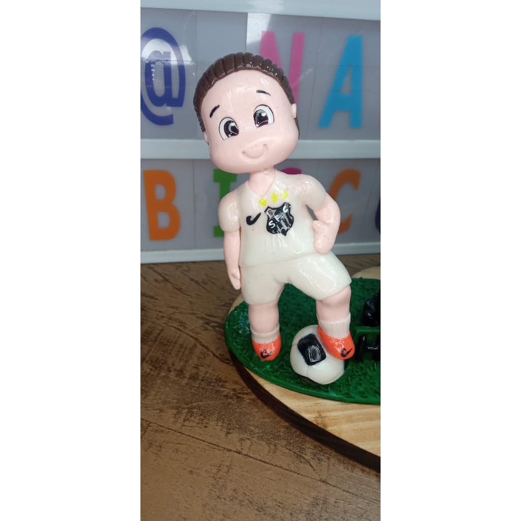 Topo de biscuit, jogador de futebol