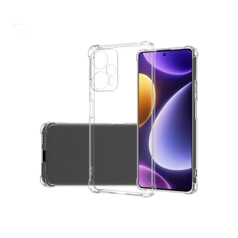 3x1 Xiaomi Poco F5 -Película Ceramica 3D +Capa Transparente Anti Impacto+Película Traseira Câmera 3D