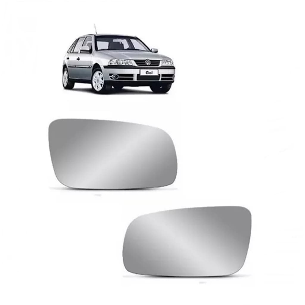 Lente Espelho Retrovisor Gol G3 Golf 99 00 01 02 03 06 Grande
