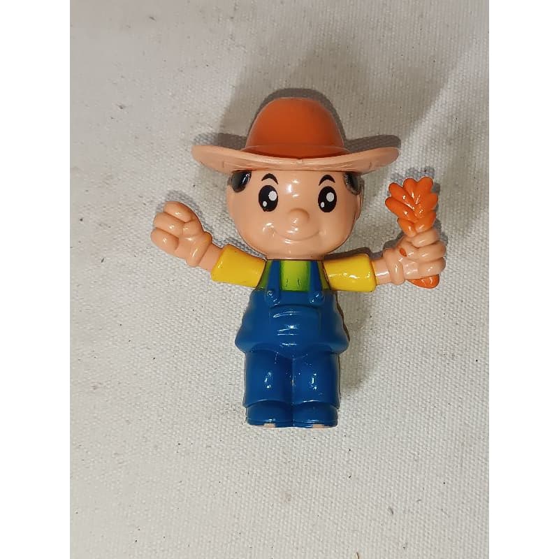 Boneco Antigo O Fazendeiro 09cm Colecionável ver Descrição