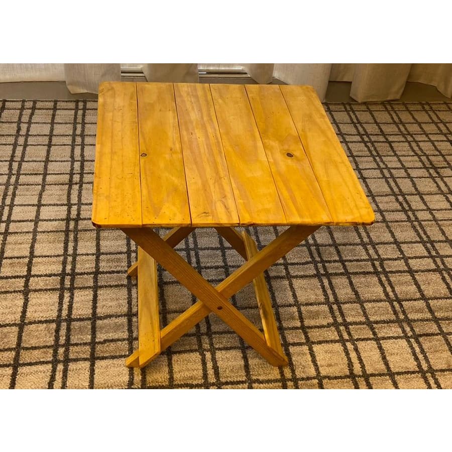 Mesinha Dobrável de Madeira Quadrada para Decoração Promoção