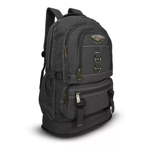 Mochila KVN 3001/3002/3003/3005 Lona De Camping Reforçada Viagem Motociclista 50L
