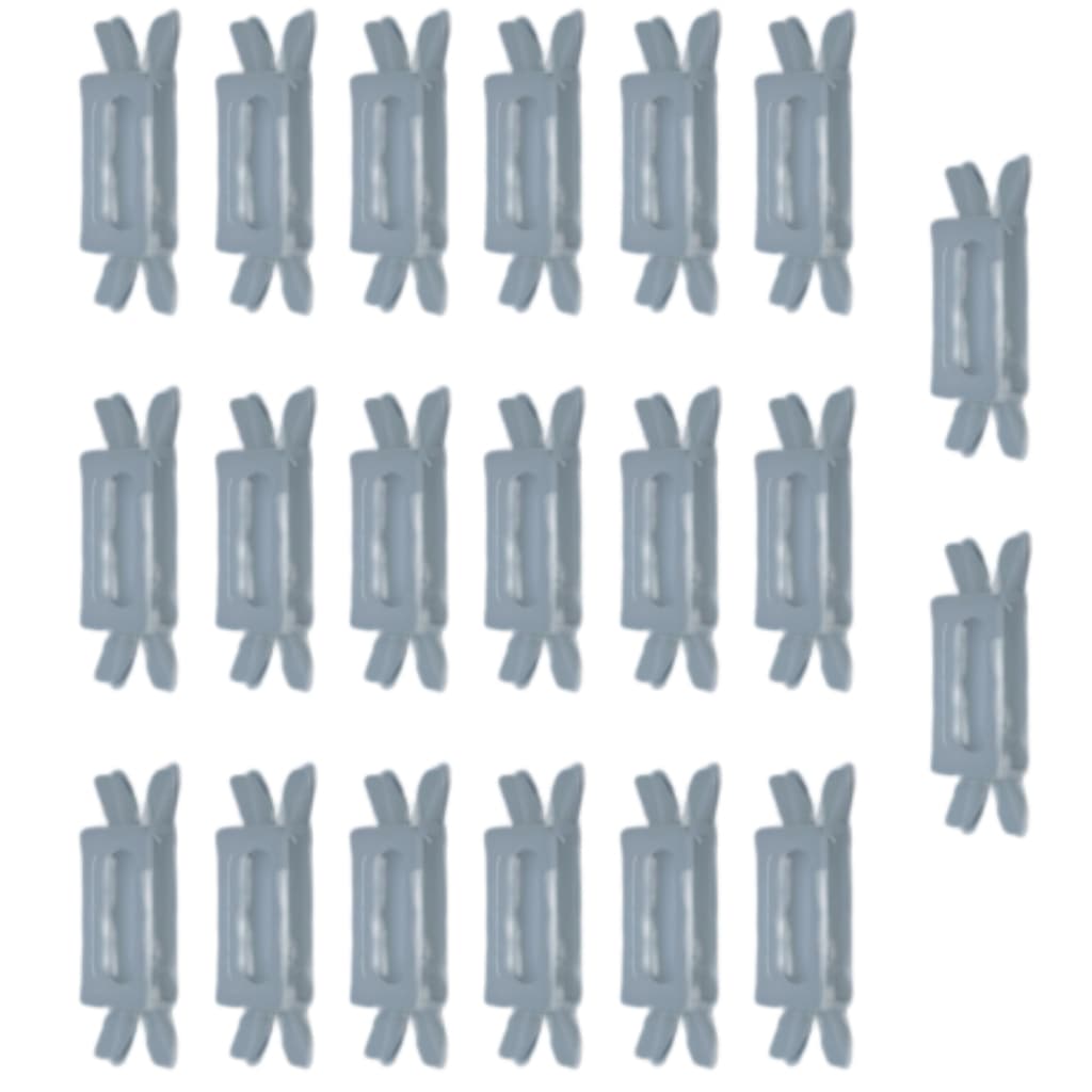 Kit 20 Presilhas Para Calha Porta Palio Weekend Hatch Siena Strada