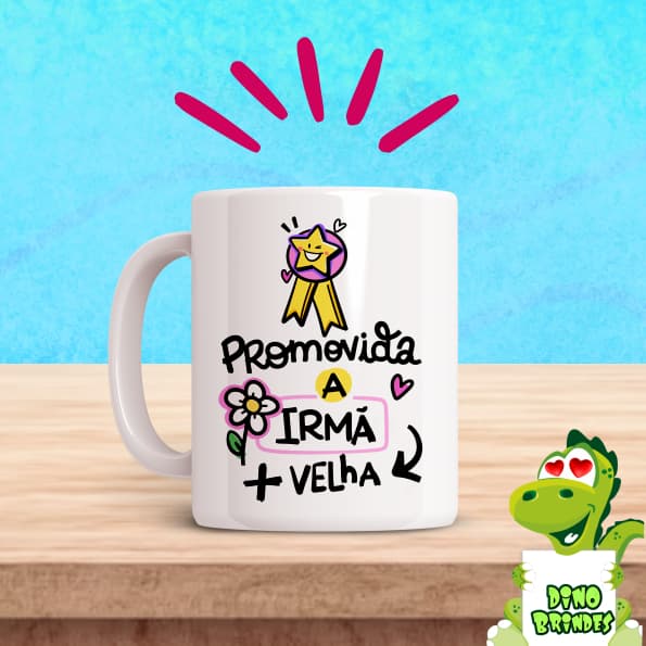 Caneca criativa | Promovido a irmão(ã)  mais velho (a)