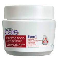 Creme Facial Avon Care Antissinais  5 EM 1 Rápida Absorção Tipo De Pele Seca 100g