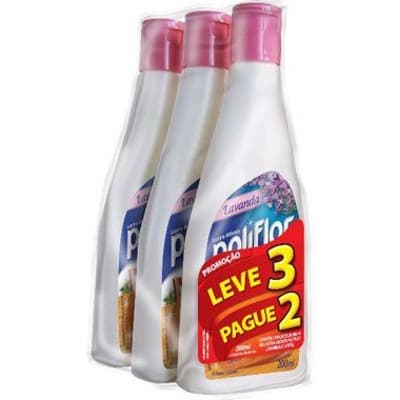 Lustra Móveis Poliflor Lavanda 200ml Pague 2 Leve 3
