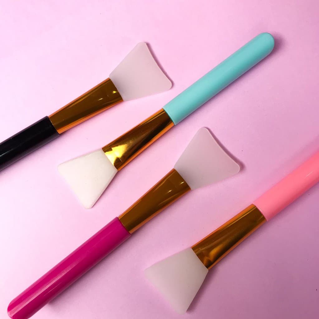 Pincel de Silicone Flexivel para Skincare