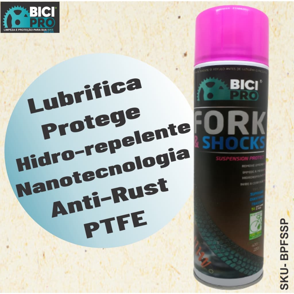 FORK & SHOCKS BICIPRO 400mL OLEO DE SUSPENSAO E CANELA USO EXTERNO