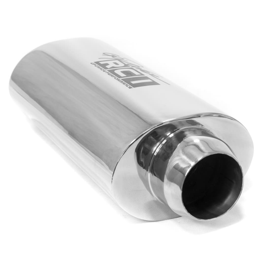 Abafador Esportivo Inox Universal Oval Race Chrome Rci250