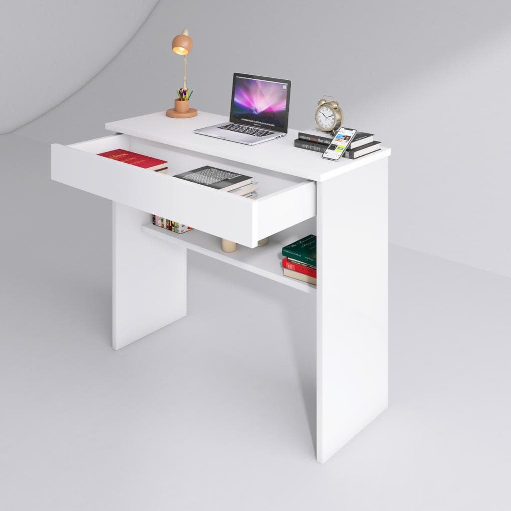 Mesinha  Multiuso Computador Quarto Sala Escritório 1 Gaveta