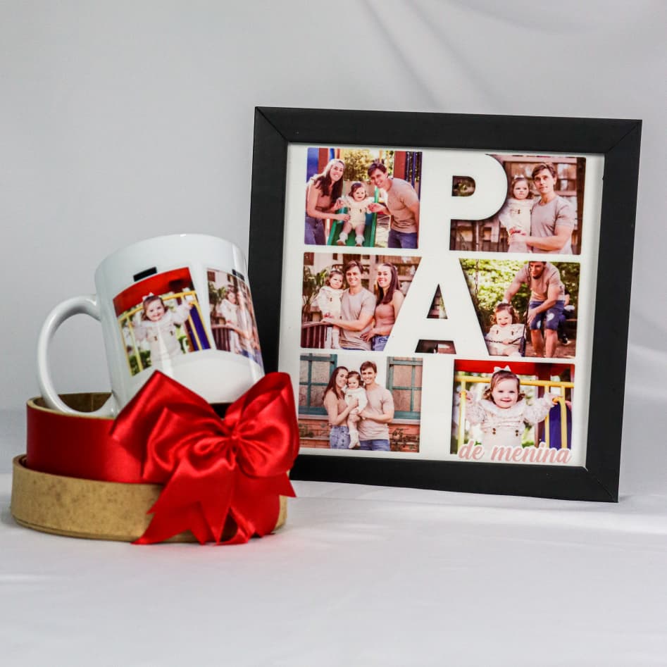 Kit dia dos pais, caixa de presente personalizados  Conjunto 1
