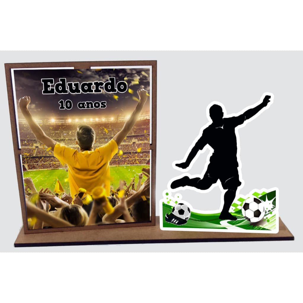Porta Retrato personalizado Futebol com 10 unidades