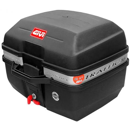 Bau Para Moto Bauleto 27 Litros Givi P/ Motoboy Bagageiro Completo
