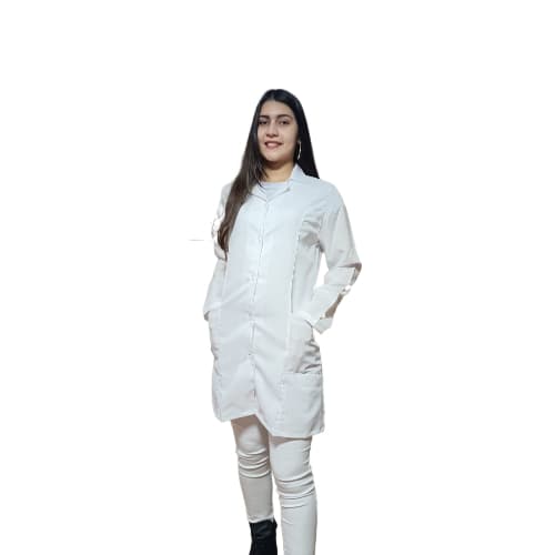 Jaleco Básico Acinturado Oxford Com Bolso enfermeira Enfermagem Nutricionista Curso Médico