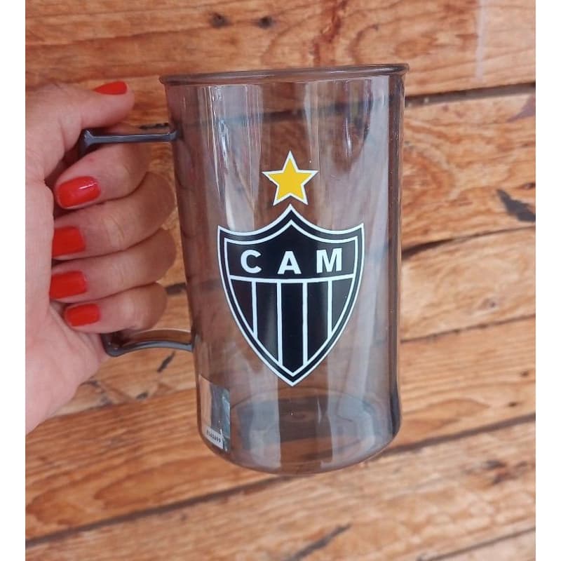 Caneca Acrílica Clube Atlético Mineiro 400ml l galo l dia dos pais