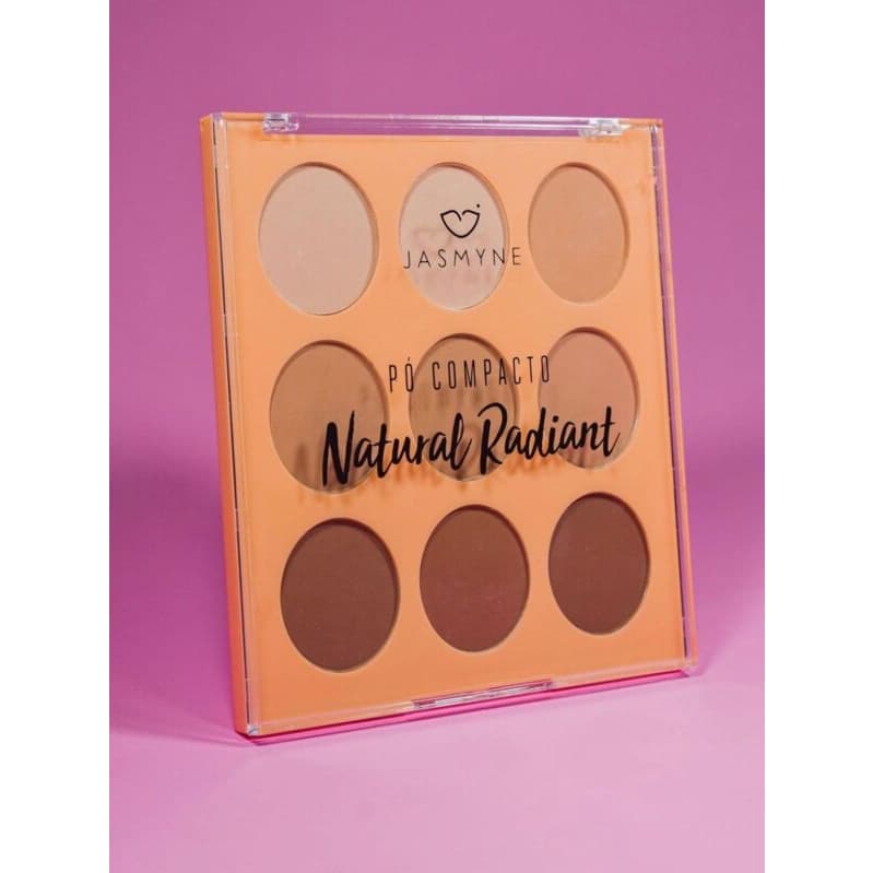 Pó Compacto Natural Radiant Estojo com pó facial (9 unidades)
