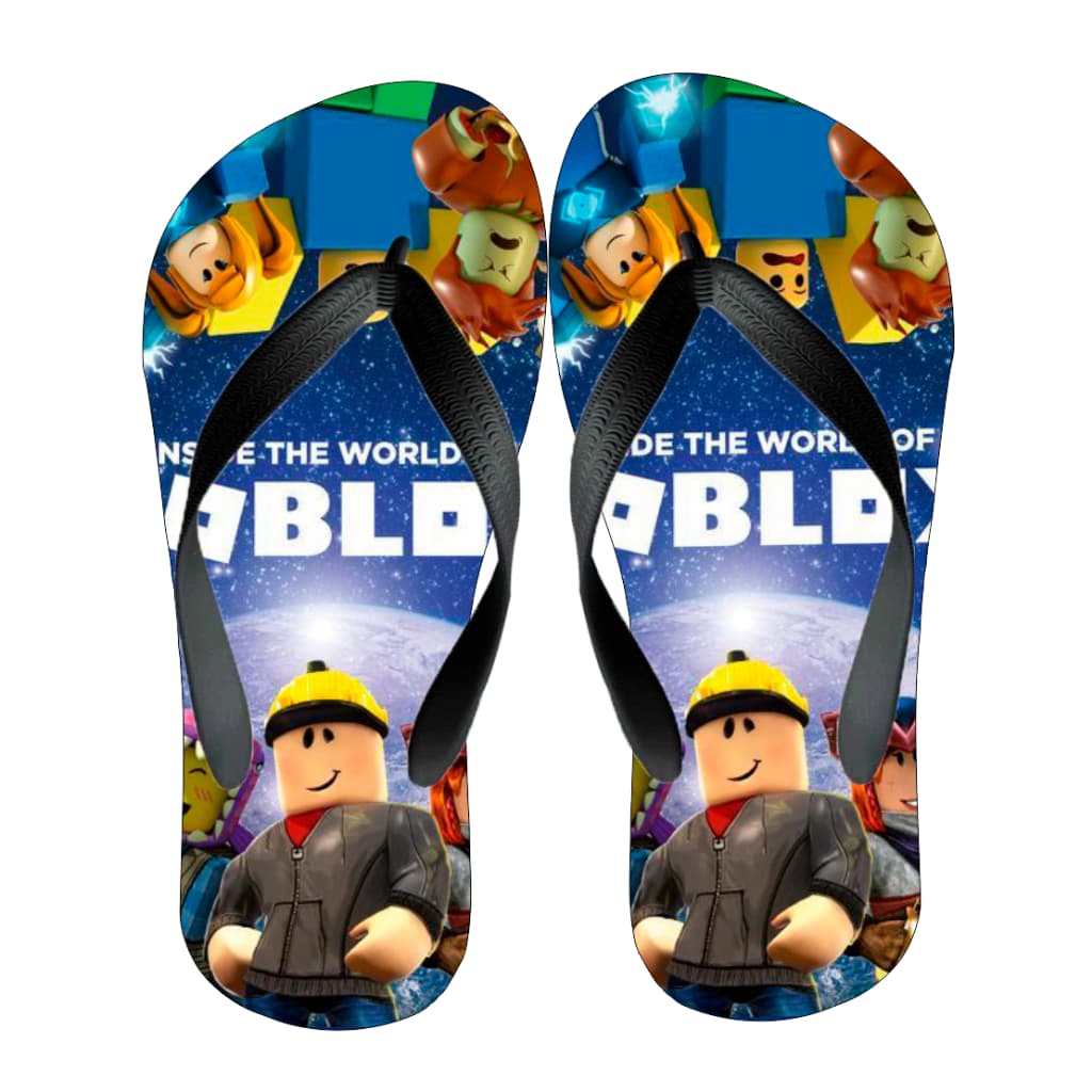 Chinelo Infantil E Adulto Roblox Promoção