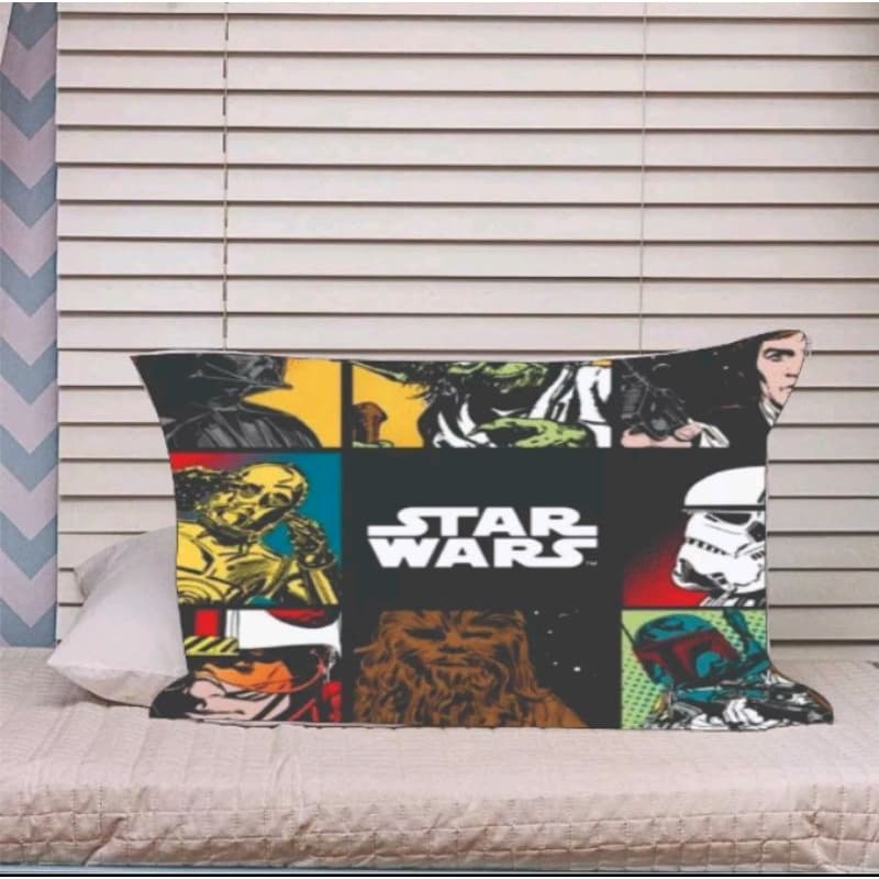 FRONHA CAPA PARA TRAVESSEIRO PERSONALIZADA TEMA STAR WARS