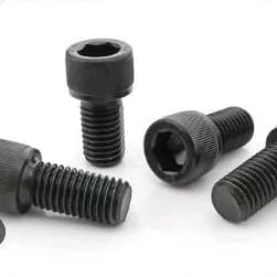Parafuso Allen M4 x 20mm Cilíndrico Oxidado Preto