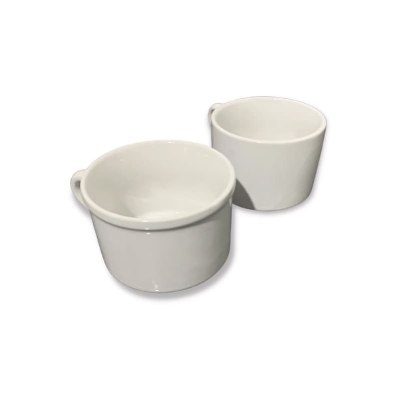 Conjunto 2 Xícaras De Café Cappuccino Leite Quente 150 Ml Branca