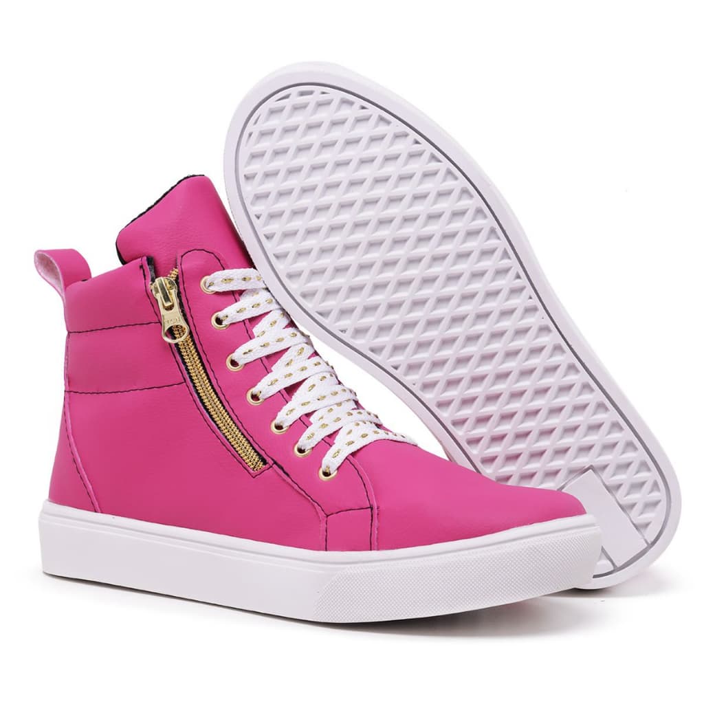 Botinha Fitness Tenis Feminino Cano Alto Modinha Casual Academia Treino Modinha Bota Confortável Blogueira Bota Feminina