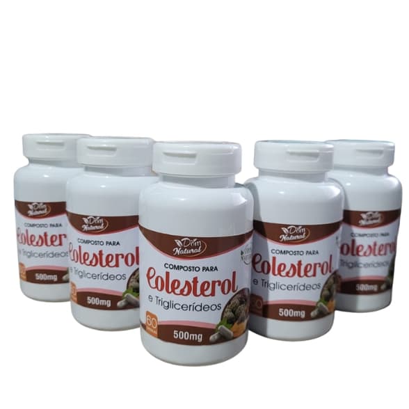 Suplemento AntiColesterol Kit com 5 Unidades