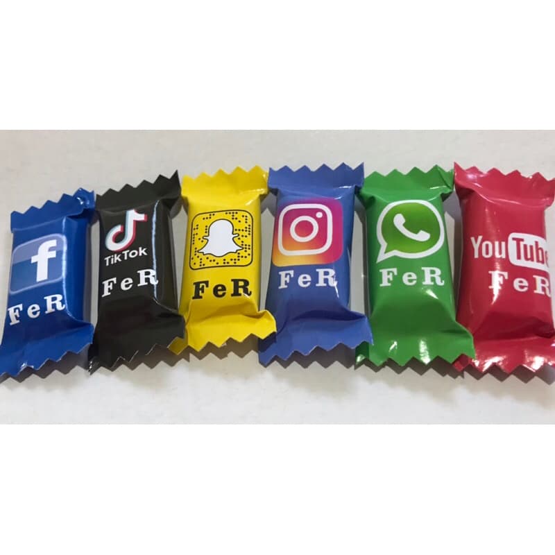 500 balas personalizadas