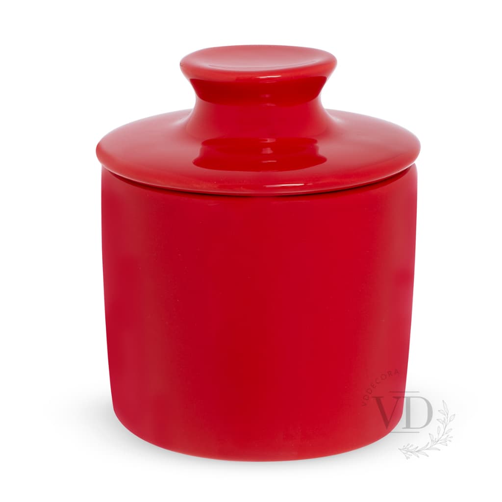 Manteigueira Francesa Cerâmica Louça Decoração Cozinha