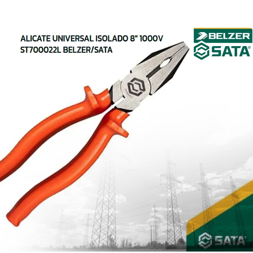 Alicate universal isolado 8" - ST700022L