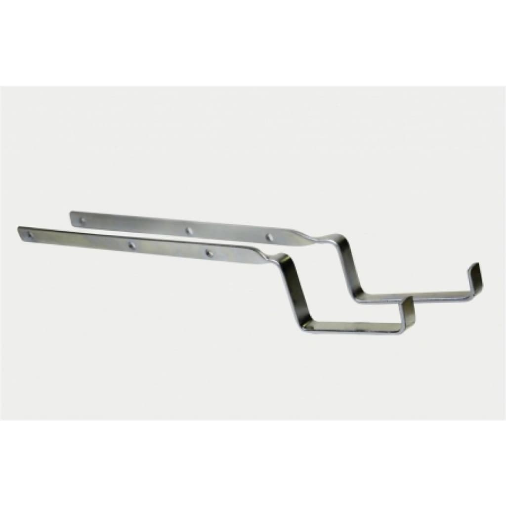 Suporte Para Calha Galvanizada 300mm Fundo 10cm - Kit Com 14 peças