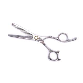 Tesoura Umi Profissional Premium Desbaste Lamina Pra Baixo Para Barbeiro e Cabelereiro Cortar Cabelo