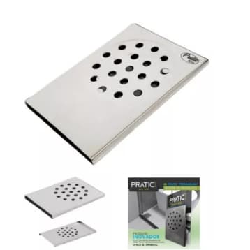 Ralo Para Box de Banheiro Original Pratic Ralo Aço Inox 430