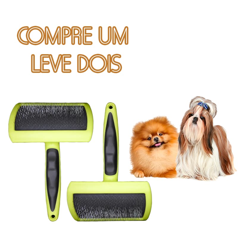 Kit 2 Rasqueadeiras Pet Curva - LordGroom