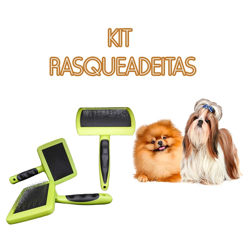Kit 2 Rasqueadeiras (1 Reta, 1 Curva) - LordGroom