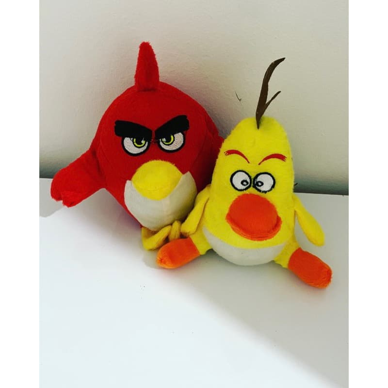 Angry Birds Pelúcia (Red e Chuck)