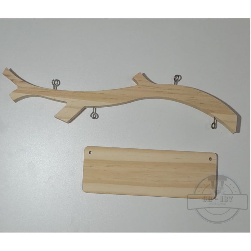 galho em pinus (com ou sem) balanço e placa  NÃO ACOMPANHA NOME 001