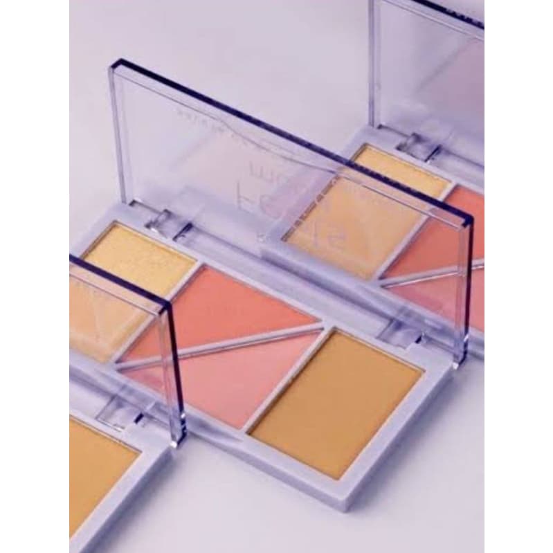 PALETA DE BLUSH E ILUMNIADOR- FEELS MOOD Ruby Rose