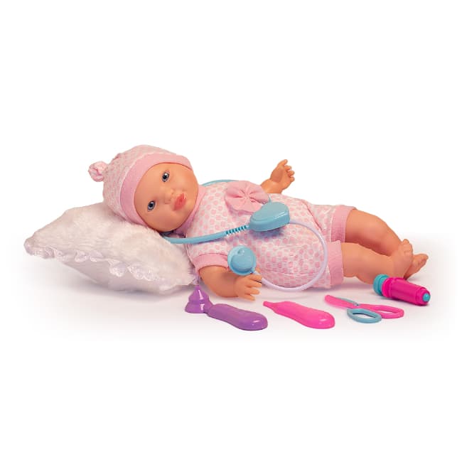 Boneca Estilo Bebe Reborn Recem Nascida Menina Com Vários Itens Anjinho da Mamãe Chupeta Médica 100% em vinil atóxico