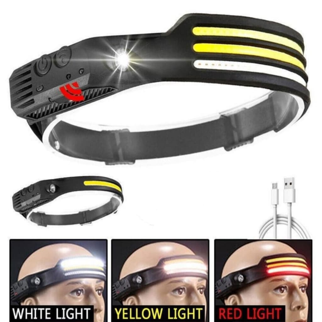 Lanterna Led Recarregável (604320) USB multifuncional portátil