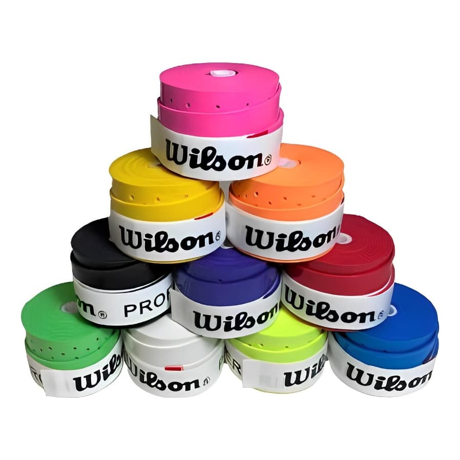 Overgrip Wilson Pegajoso Perfurado Para Raquete de Tênis, Tennis, Beach Tennis, Pickball, Badminton, Squash, Padel