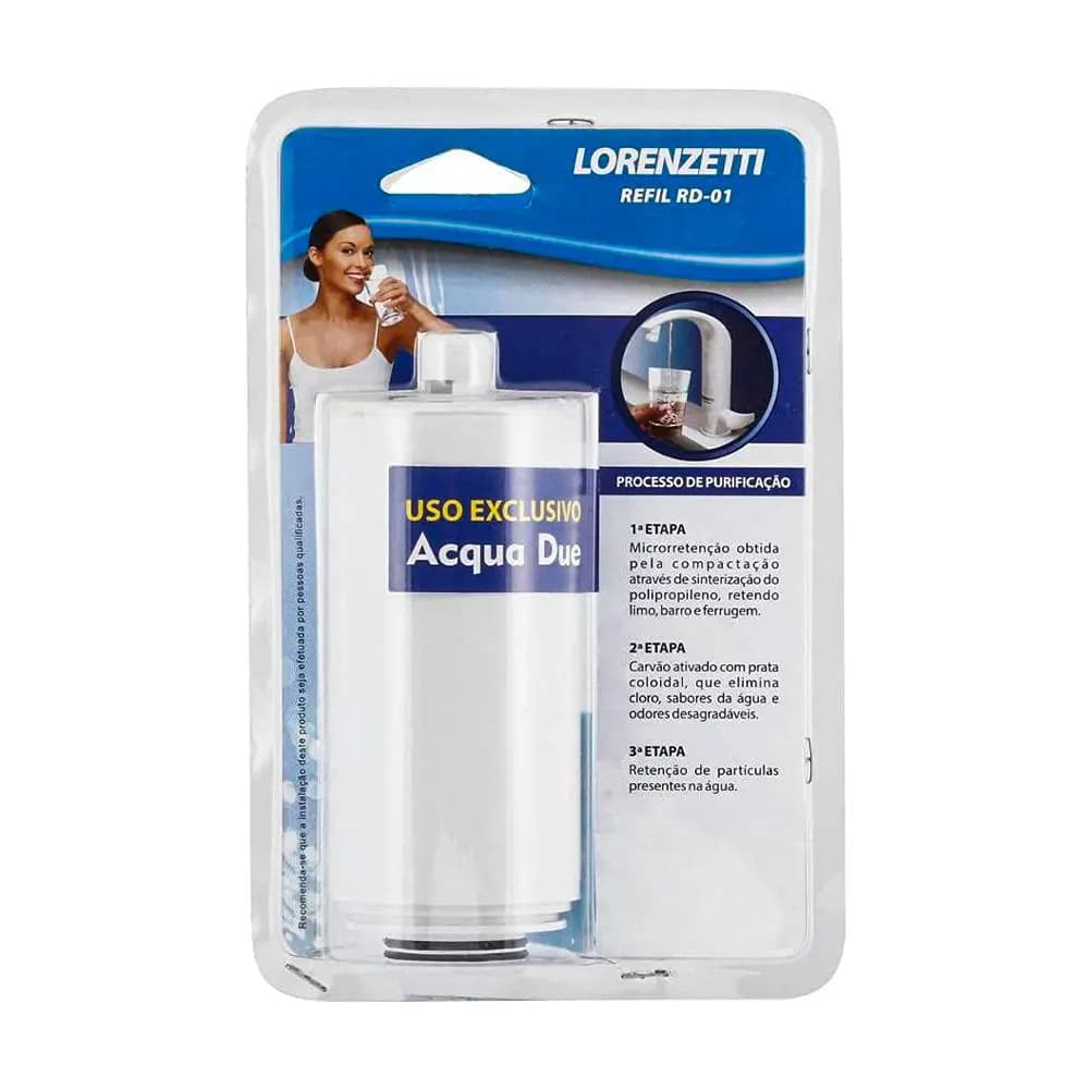 Refil Vela Para Filtro Purificador Acqua Due Lorenzetti Rd-01 Original