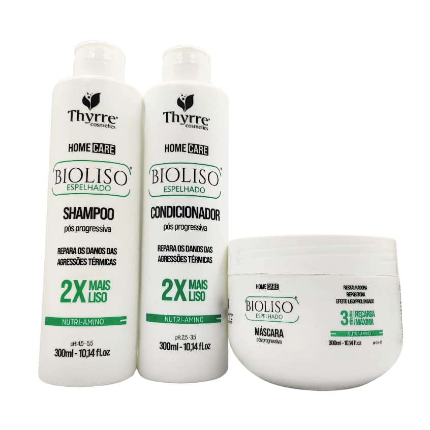 Kit Home Care Pós Progressiva Fortalece e Estimula o Crescimento Saudável Do Cabelo Thyrre Cosmétics