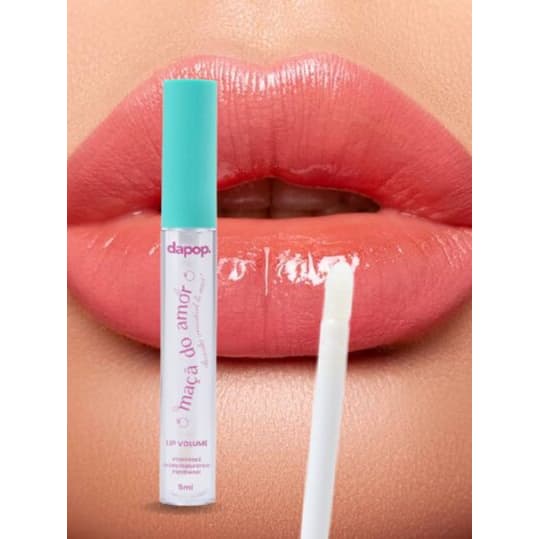 Gloss Labial Lip Volumoso Antioxidante com Vitamina E Dapop 5ml