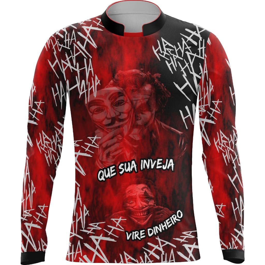 Peita De Quebrada manga longa Estilo Mandrake Favela Coringa Joker