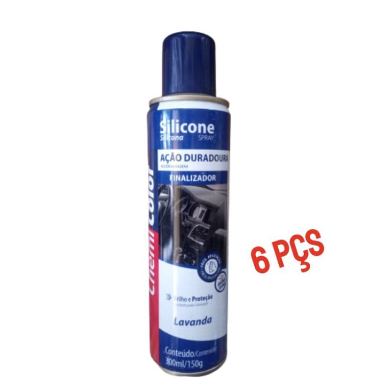 Silicone Spray Chemi Color Cheiro Lavanda 250ml Carros, Esteiras, Couros