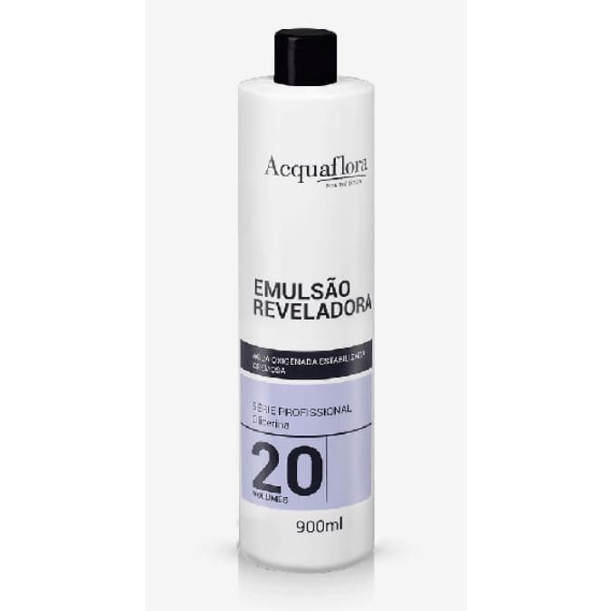 Emulsão Reveladora Acquaflora 20vol 900ml (Água Oxigenada)