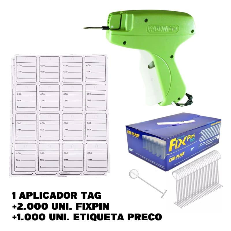Como Etiquetar Roupas Com Pistola 2000 Fix 1000 Preço Top