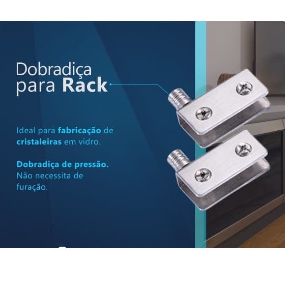 kit 2 unidade MINI DOBRADIÇAS P/ RACk/CRISTALEIRA DE ENCAISE/ PRESSÃO- VARIAS CORES